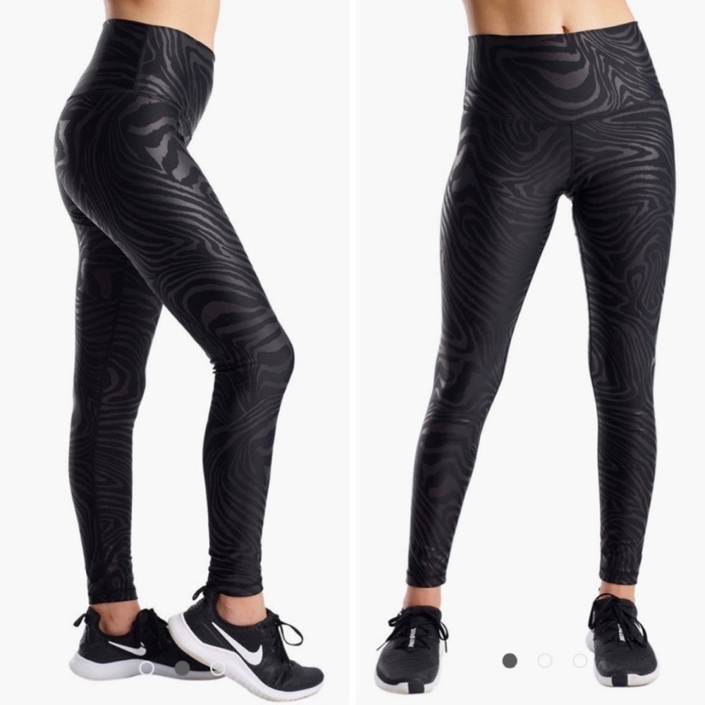 DYI Sport Zebra Matte Foil Leggings Small